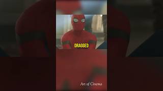 Tom Holland Wildest Stunt in Spiderman spiderman marvel shorts [upl. by Mccomb]