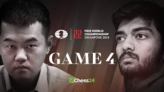 DING vs GUKESH FIDE WORLD CHESS CHAMPIONSHIP 2024 Game 4  Wholl Attack First [upl. by Shute]