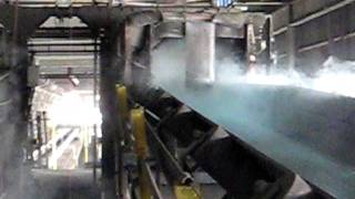 Dry Fog Dust Suppression at Conveyor Head Drum [upl. by Enairda]