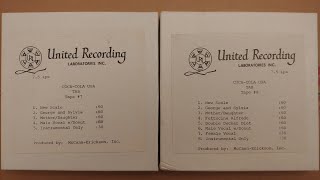 Unboxing The CocaCola Company TAB Radio Commercial Advertisement 14quot Tape Reels [upl. by Dee Dee]