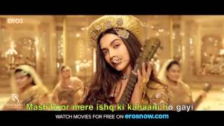 Deewani Mastani  Video SONG with Sync LYRICS  Bajirao Mastani [upl. by Toddie976]