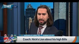 FIRST THINGS FIRST  Nick Wright SHOCKS Detroit Lions Are GOING To The Super Bowl  NFL [upl. by Malvia804]