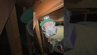 Removing the swamp cooler duct to covert to the attic access 🕳️ [upl. by Florance]