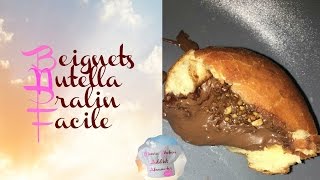 recette beignets au Nutella Pralin Facile [upl. by Dihahs]