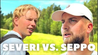 SEPPO VS SEVERI  LAUSTEEN FRISBEEGOLFRATA [upl. by Adnovay]