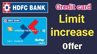 hdfc credit card limit increase offer  limit increase  Live Apply  hdfc credit limit increase [upl. by Astred150]