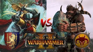 LEGENDARY BRETONNIA BATTLE  Bretonnia vs Beastmen  Total War Warhammer 2 [upl. by Yankee181]