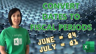 Convert Dates to Fiscal Periods in Excel  Easy Formula [upl. by Norrahs791]