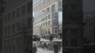 Flatiron Building New York City in 1902  Restored Footage [upl. by Ramilahs]