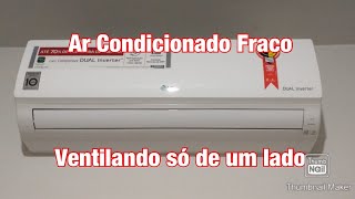 Ar Condicionado Fraco Ventilando Só de um lado Gelando Pouco [upl. by Adnirol]