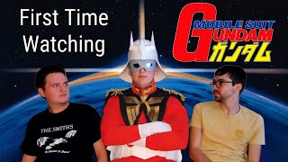 I FORCED my friends to watch GUNDAM Trilogy Review and Trivia Game [upl. by Aiela]