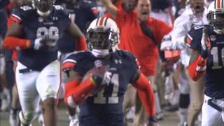 AuburnAlabama Iron Bowl Kick Six Goes Epic [upl. by Hoffert]