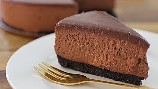 NoBake Chocolate Cheesecake Recipe Without Gelatin [upl. by Ottie]