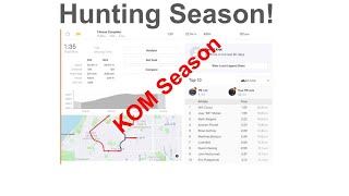 Strava KOM Hunting  what makes a segment good or bad Cycling Vlog [upl. by Nikolas704]