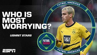 Pulisic or Weah Which USMNT stars should we be WORRIED about  Futbol Americas  ESPN FC [upl. by Farkas]