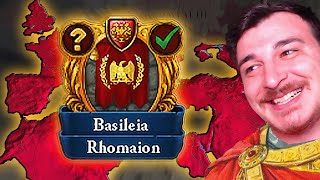 Restoring ROMAN EMPIRE as Byzantium in EU4 [upl. by Ruyam382]