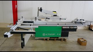 Formatkreissäge ALTENDORF F45 CE  Kauz Maschinenhandel GmbH [upl. by Mayworm]