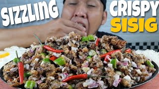 SIZZLING CRISPY SISIG  COOKING MUKBANG ASMR [upl. by Sauers]