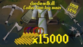 We got an INSANE item  Loot from 15000 golden shade keys 29 Collection log main [upl. by Ahsekat903]