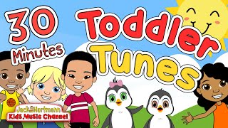 Toddler Tunes  30 Minutes of Music for Little Ones  Jack Hartmann [upl. by Riocard]