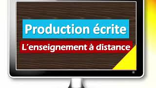 Lenseignement à distance produire un texte argumentatif [upl. by Gabrielson]