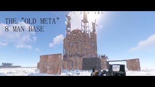 THE quot OLD META quot 8 man clan base design circle base bunkers funnel wall OC base dsign [upl. by Kamaria]