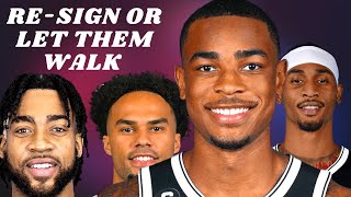 Analyzing Brooklyn Nets 2024 free agents Resign or walk [upl. by Annig]