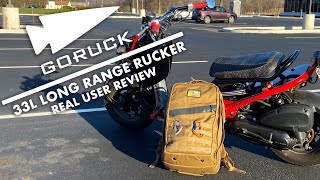 GORUCK Long Range Rucker 33l LR  Real User Review [upl. by Assiroc951]