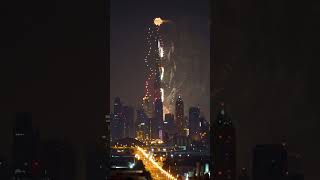 🥳Burj Khalifas JawDropping New Year Fireworks 🎆✨ Celebration Newyear [upl. by Yve508]