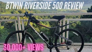 BTWIN RIVERSIDE 500 DETAILED REVIEW [upl. by Melosa88]