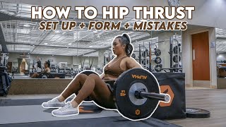 HOW TO HIP THRUST  2024 Complete Beginners Guide [upl. by Schinica635]