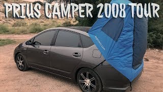 Prius Camper Tour v10 CHEAP AND EASY 🚙⛺️😍 [upl. by Nylleoj257]