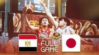 Egypt v Japan  Full Basketball Game  FIBA U19 Basketball World Cup 2023 [upl. by Cahan]