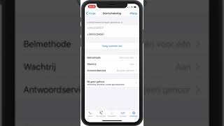 My Rinkel  iPhone  Doorschakelen naar antwoordservice [upl. by Mauretta]