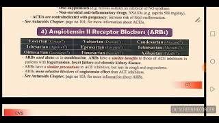 3Angiotensin Receptor Blockers 2 فارما للدكتور صدام فاضل Cardiovascular system [upl. by Dinerman]