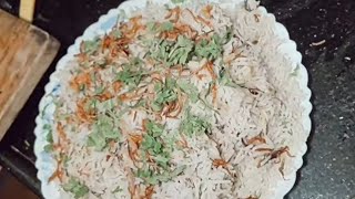 Special white biryani recipefood foodlover [upl. by Ennoid]