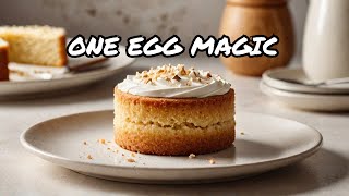 Easy One Egg Cake Recipe  Light amp Fluffy Persian Dessert [upl. by Alben]