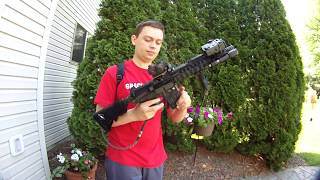 VFC MK18 with Valken V12 Overview and Shooting Test [upl. by Shaum]