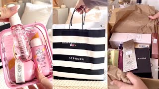 Sephora Unboxing TikTok Compilation [upl. by Noyerb]