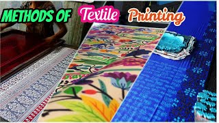 What is Textile Printing  Different Methods of Textile Printing [upl. by Akcebar77]