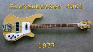 1977 rickenbacker 4001 bass [upl. by Mitchel]