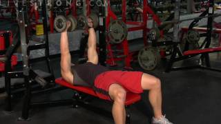 How to Do a Flat Dumbbell Press [upl. by Anirazc]