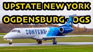 UPSTATE New York PLANE SPOTTING The BEST of Ogdensburg OGS [upl. by Enilesoj]