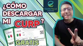 ►🔥¿CÓMO DESCARGAR MI CURP EN LINEA🔥 Gratis 2024🔥 [upl. by Marjie730]