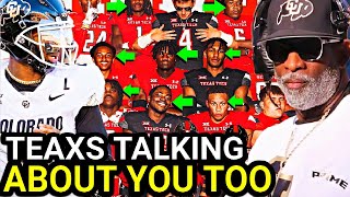 Texas Tech BLACK Football Players Your Students DISLIKE You Too Colorado amp Deion Exposed FAN BASED [upl. by Hinkle]