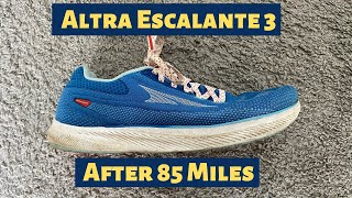 Altra Escalante 3 Review after 85 Miles [upl. by Netsyrk344]