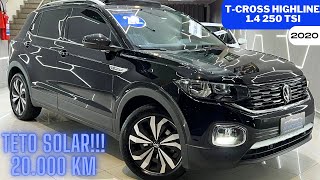 Volkswagen TCross Highline 14 TSI 250 2022 4fmotors ÚNICO DONO [upl. by Wilfreda26]