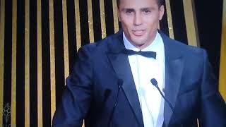 las palabras de Rodri al recibir su Balón de oro saludos bendiciones para todos [upl. by Veradis]