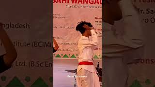 Bizu Bizu new Chakma song cover dance At Dhaka Wangala 2024 [upl. by Newfeld201]