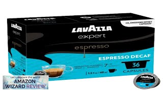 Lavazza Expert Espresso Decaf Coffee Capsules Fullbodied Medium Roast Arabica Robusta Review [upl. by Thompson]